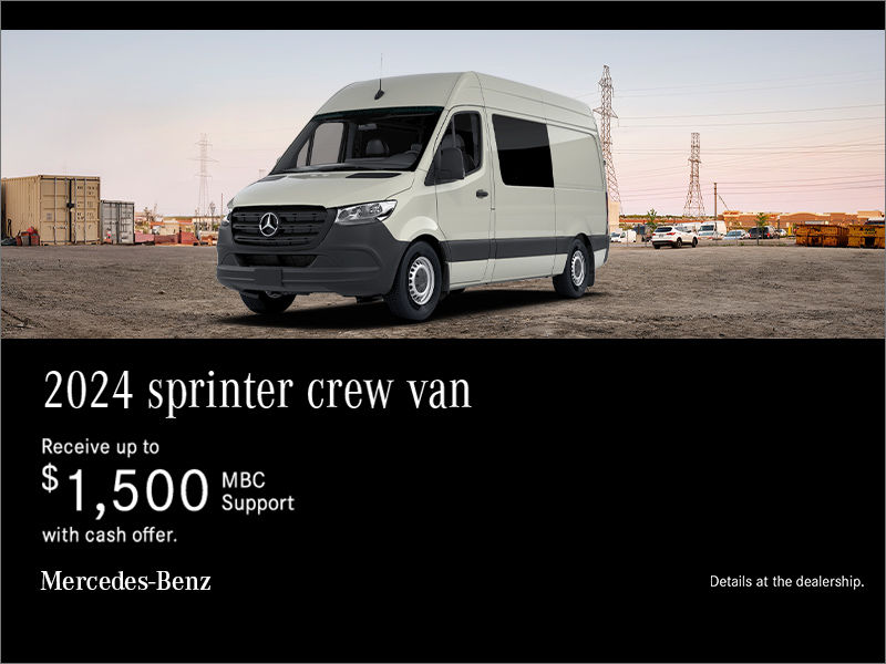 2024 Sprinter Crew Van - Cash