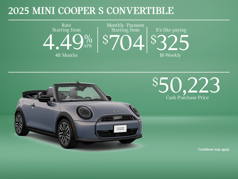 The 2025 MINI Cooper S Convertible
