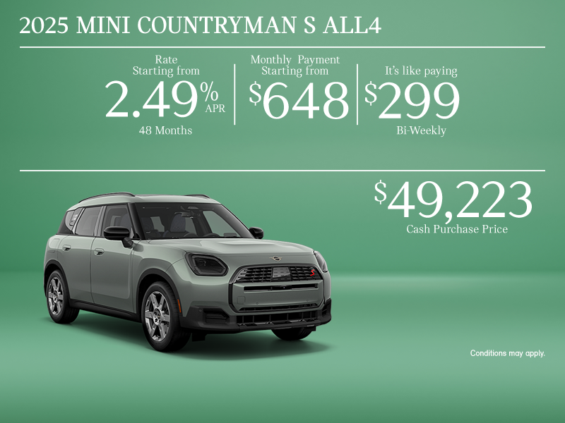 La MINI Cooper Countryman S ALL4 2025