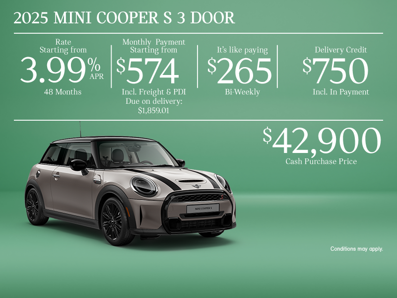 The 2025 MINI Cooper S 3-Door