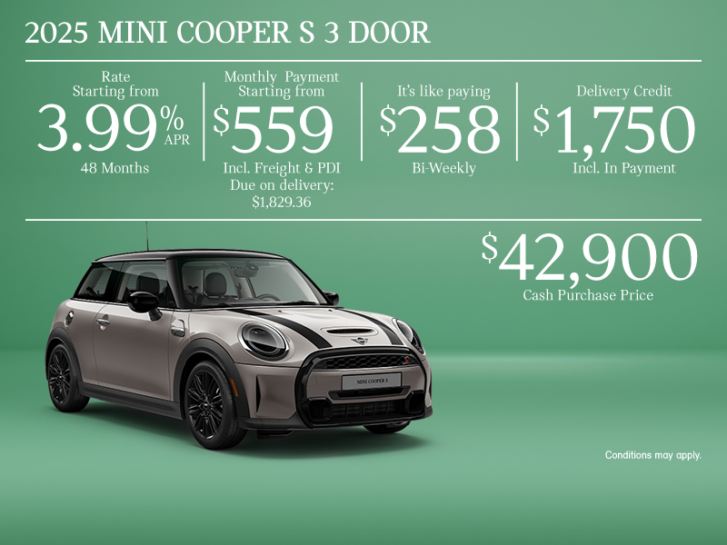 The 2025 MINI Cooper S 3-Door