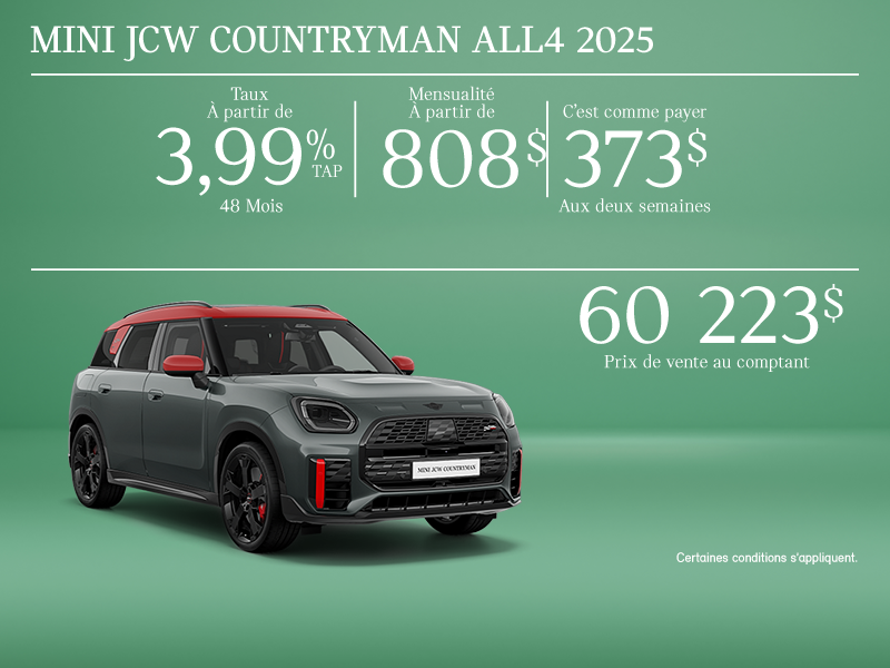 La MINI JCW Countryman All4 2025