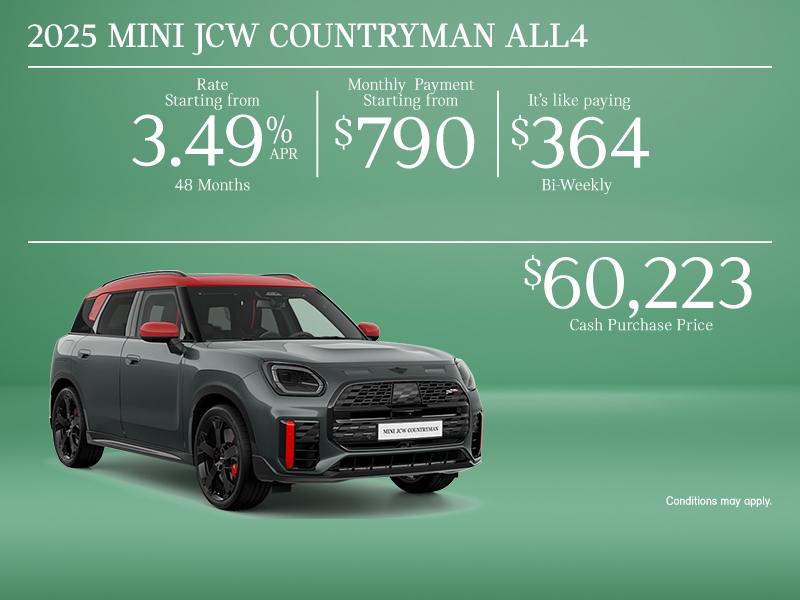 The 2025 MINI JCW Countryman All4