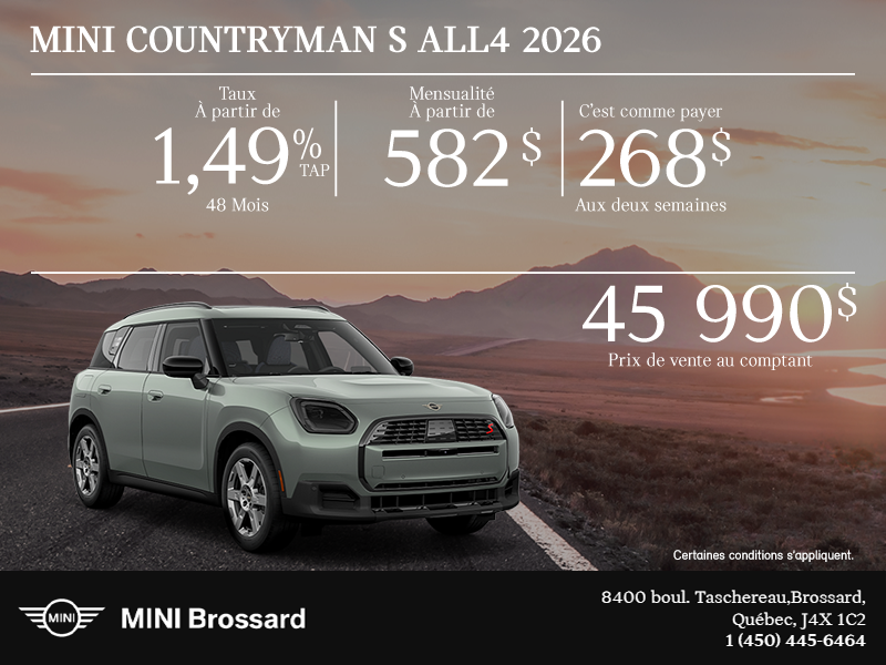 La MINI Countryman S All4 2026