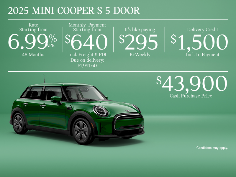 The 2025 MINI Cooper S 5-Door