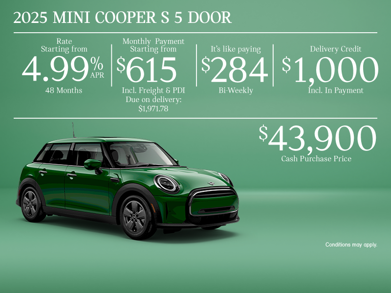 The 2025 MINI Cooper S 5-Door