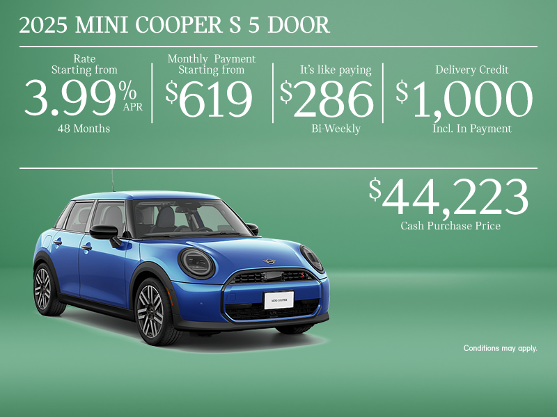 The 2025 MINI Cooper S 5-Door