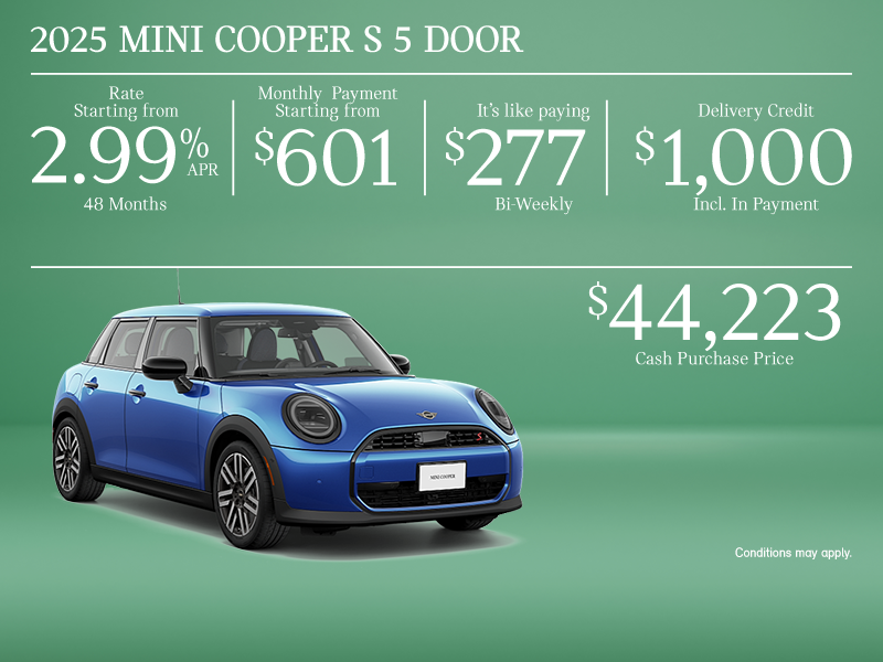 The 2025 MINI Cooper S 5-Door