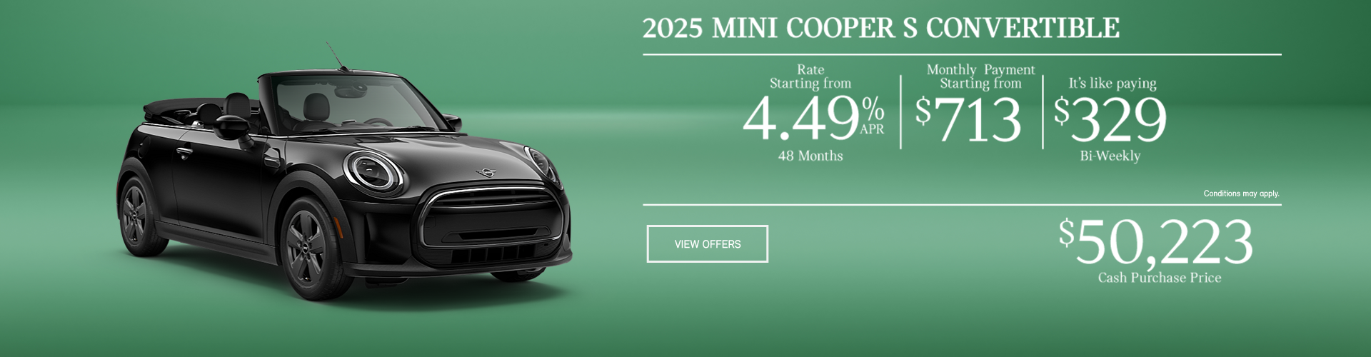 Mini Cooper - Convertible