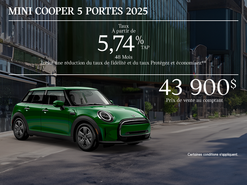 La MINI Cooper 5 portes 2025