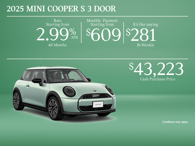 The 2025 MINI Cooper S 3 Door