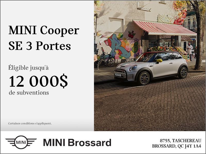 La MINI Cooper SE 3 portes 2024