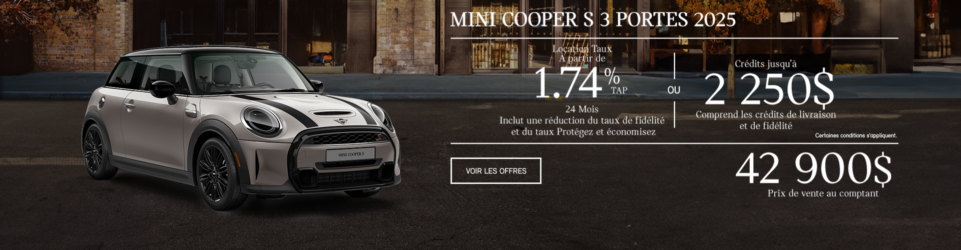 La MINI Cooper 3 portes 2025