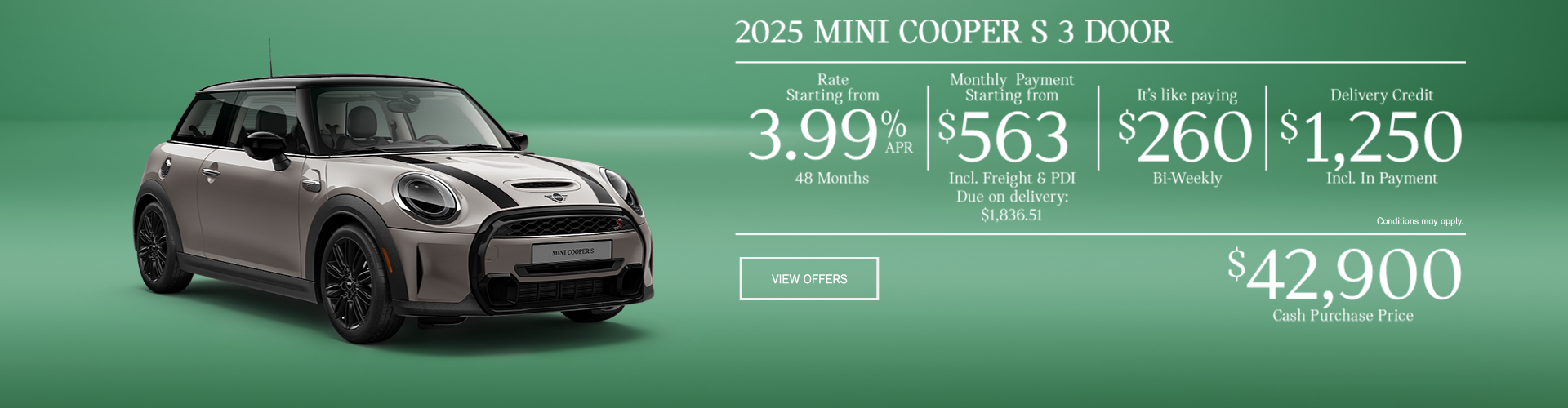 The 2025 MINI Cooper 3-Door