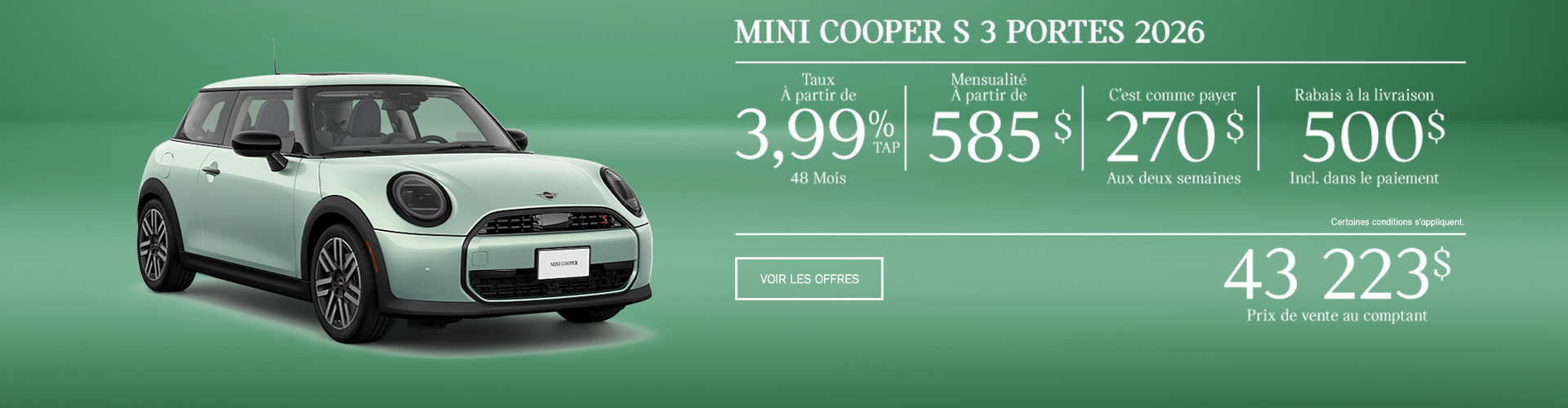 MINI - Cooper - 3 Portes