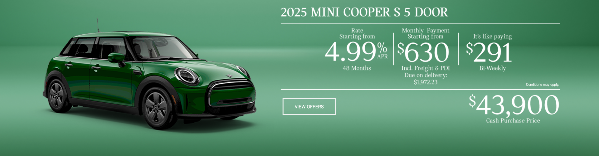 The 2025 MINI Cooper 5-Door