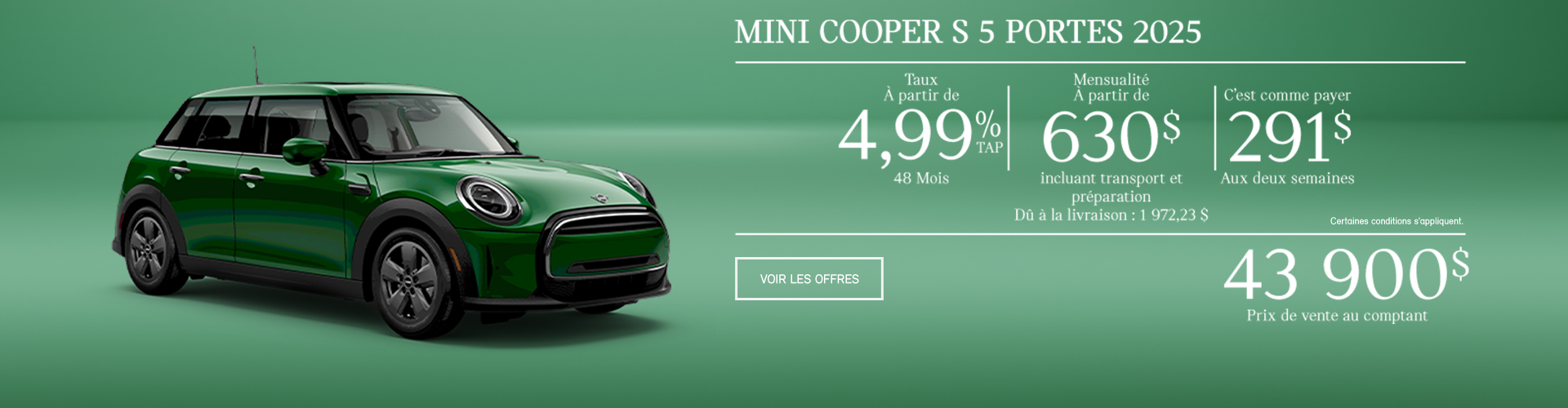 La MINI Cooper 5 portes 2025