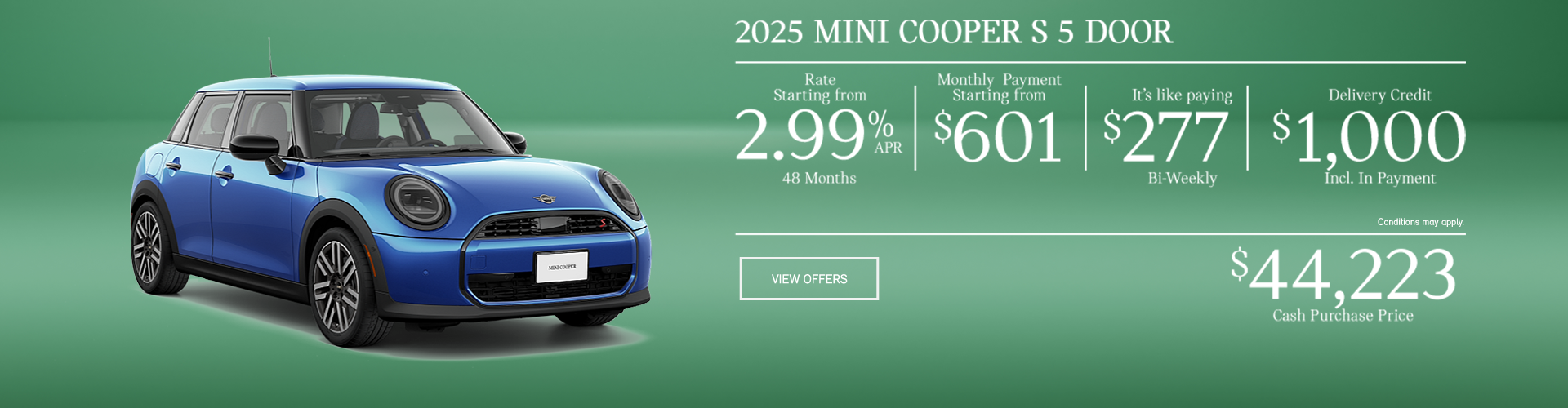 MINI Cooper - 5 Door