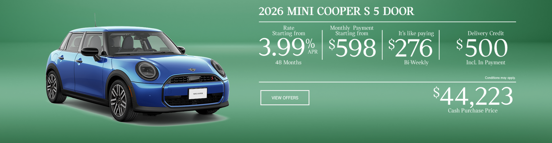 MINI - Cooper 5 Door