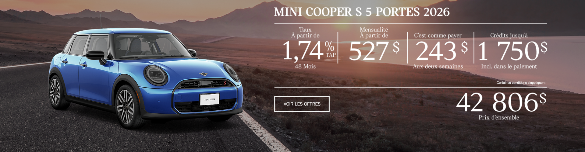 La MINI Cooper S 5-portes 2026