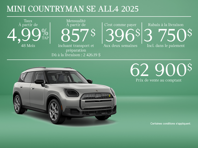 La MINI Countryman SE ALL4 2025