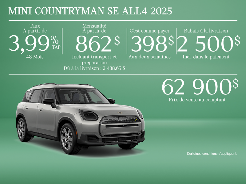 La MINI Countryman SE ALL4 2025