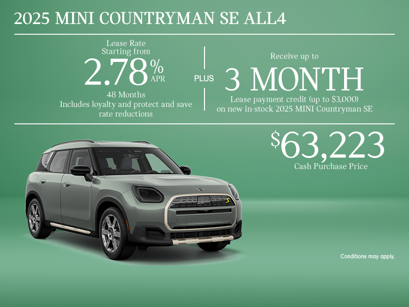 The 2025 MINI Countryman SE ALL4