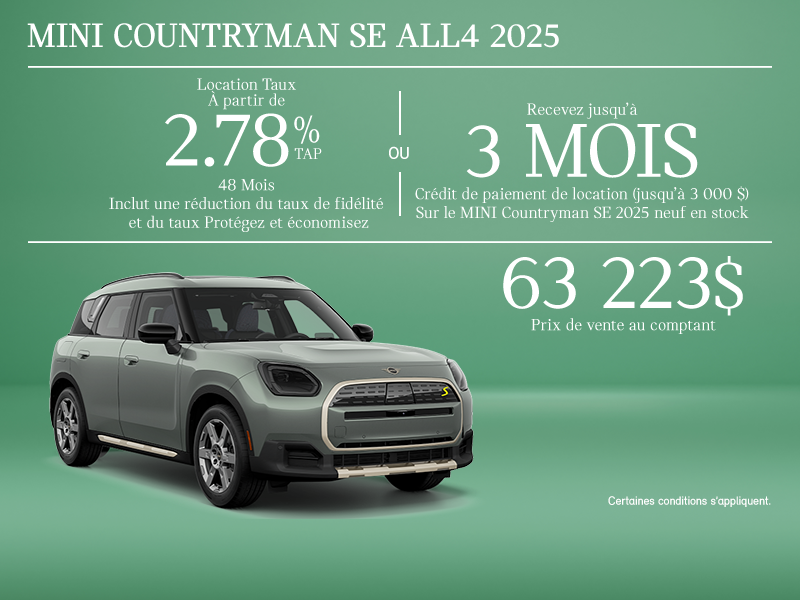 MINI Countryman SE ALL4 2025