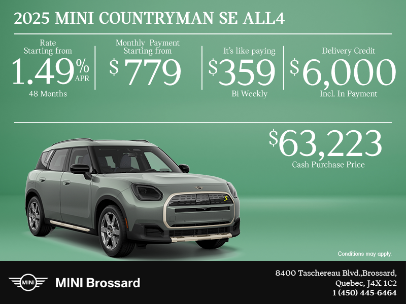 The 2025 MINI Countryman SE ALL4