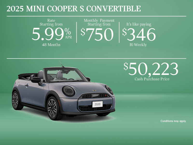 The 2025 MINI Cooper S Convertible