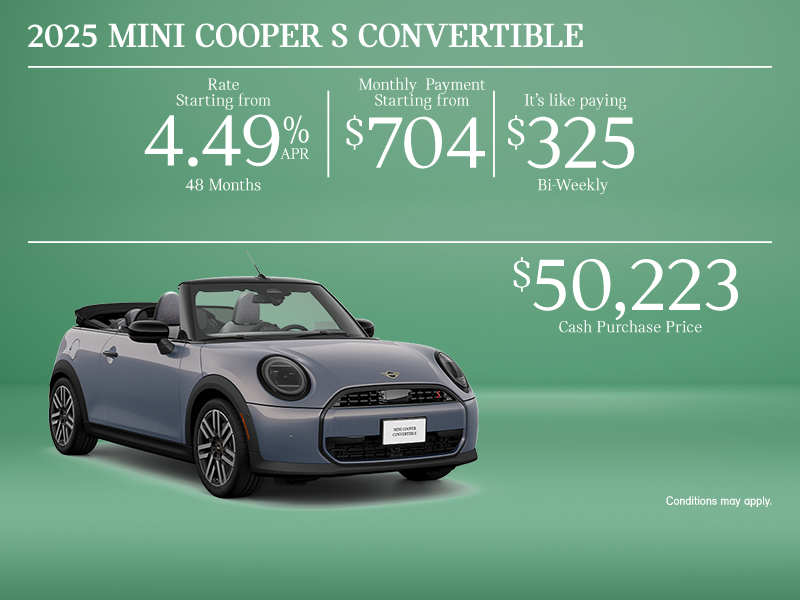 The 2025 MINI Cooper S Convertible