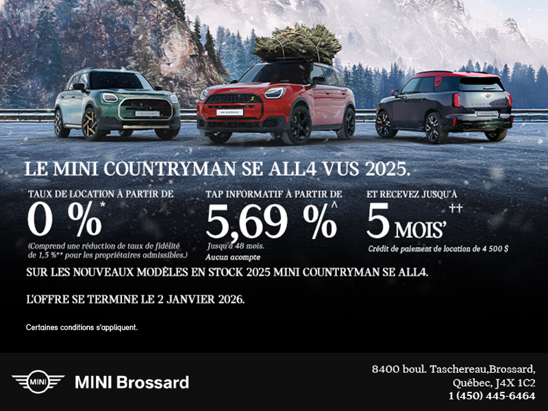 Évènement du mois MINI