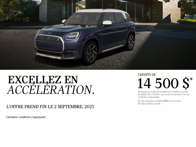 Évènement du mois MINI
