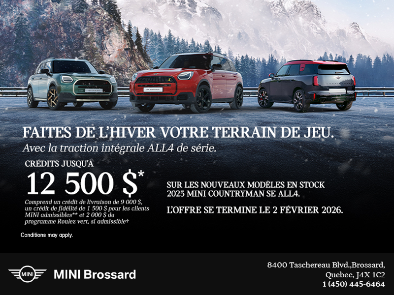 Évènement du mois MINI