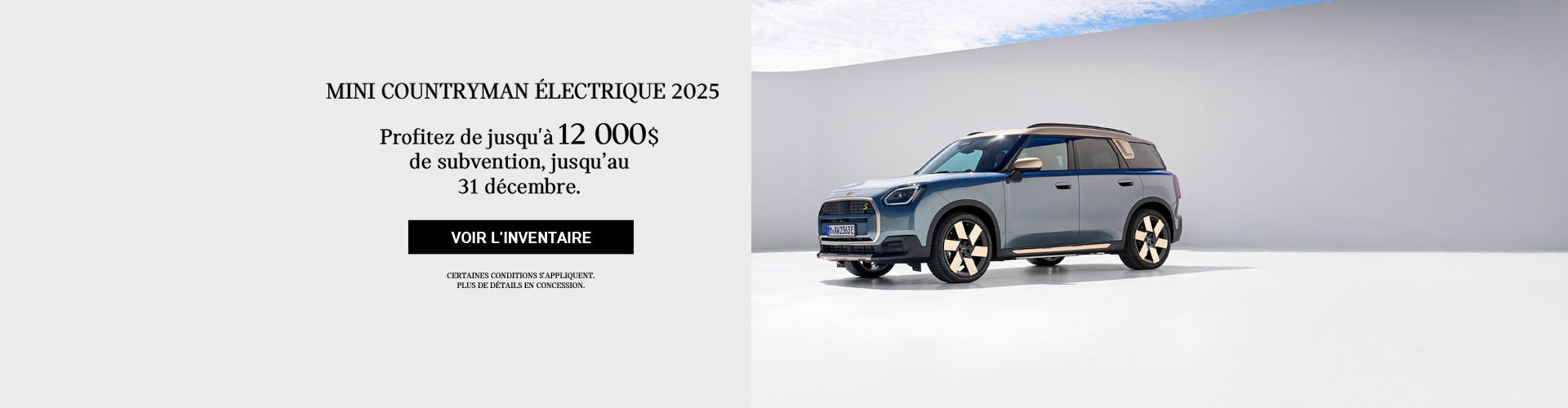 MINI Countryman électriques 2025