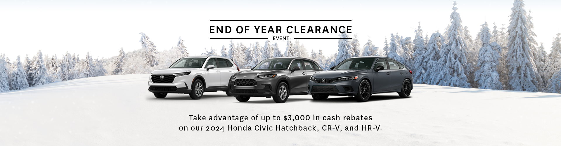 Honda End of year Sale