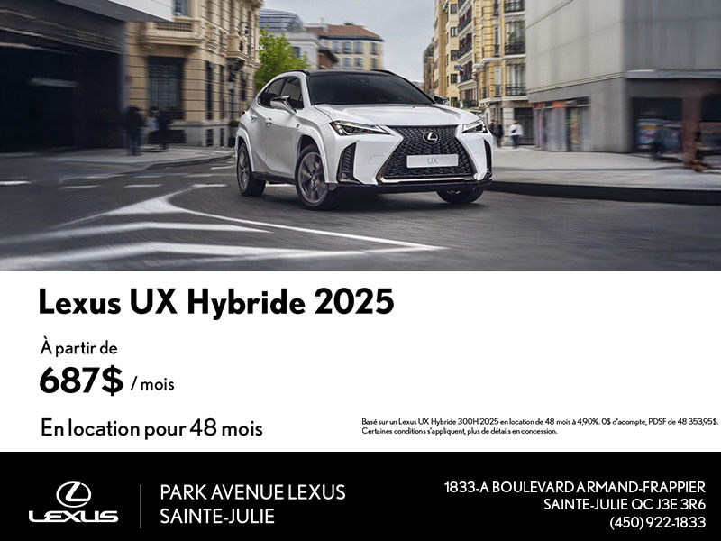 Lexus UX 2025