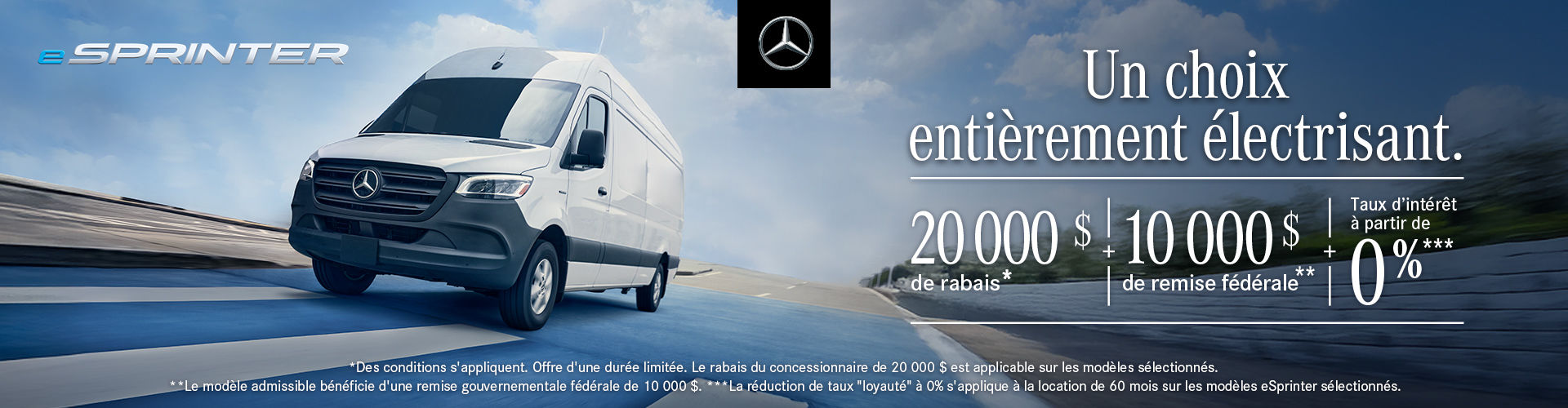 Offre eSPRINTER 0%