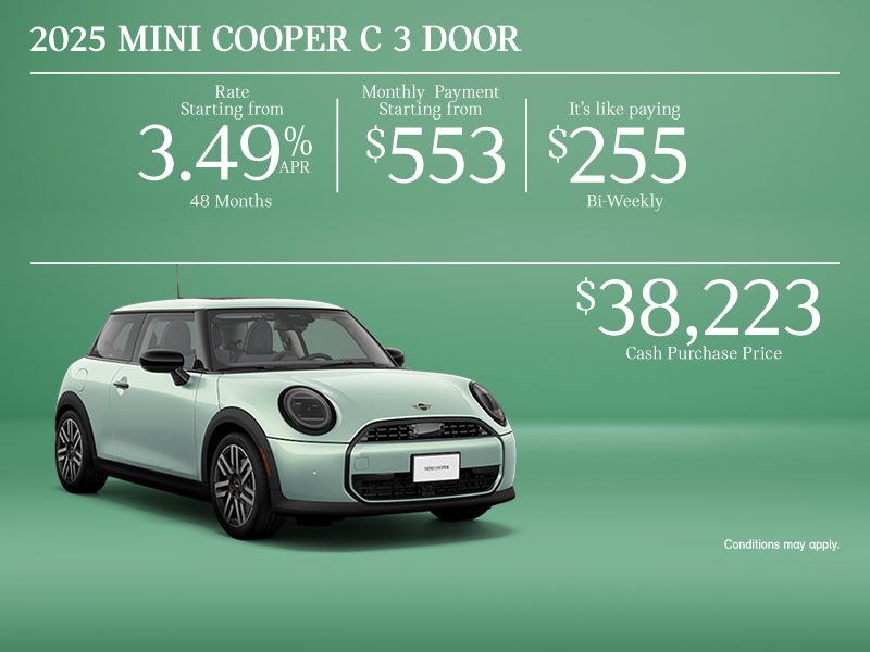 The 2025 MINI Cooper C 3-Door