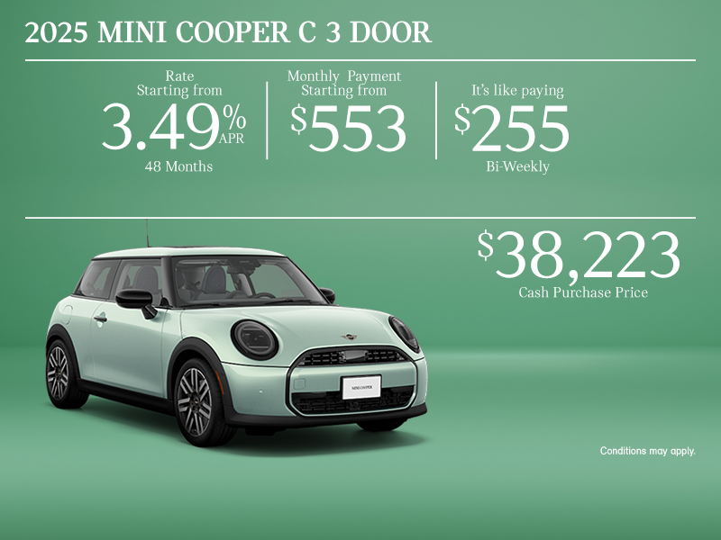 The 2025 MINI Cooper C 3-Door