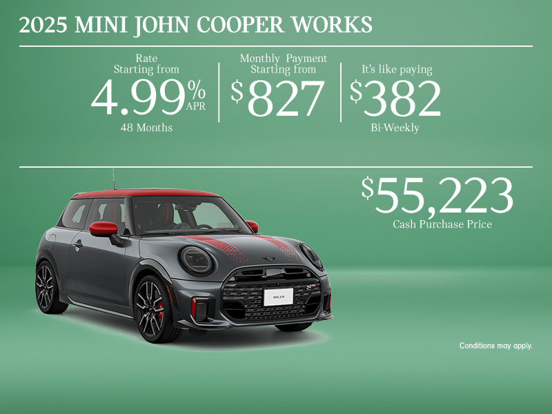 The 2025 MINI John Cooper Works