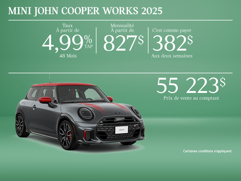 La MINI John Cooper Works 2025
