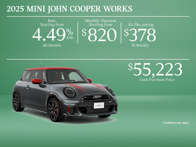 The 2025 MINI John Cooper Works
