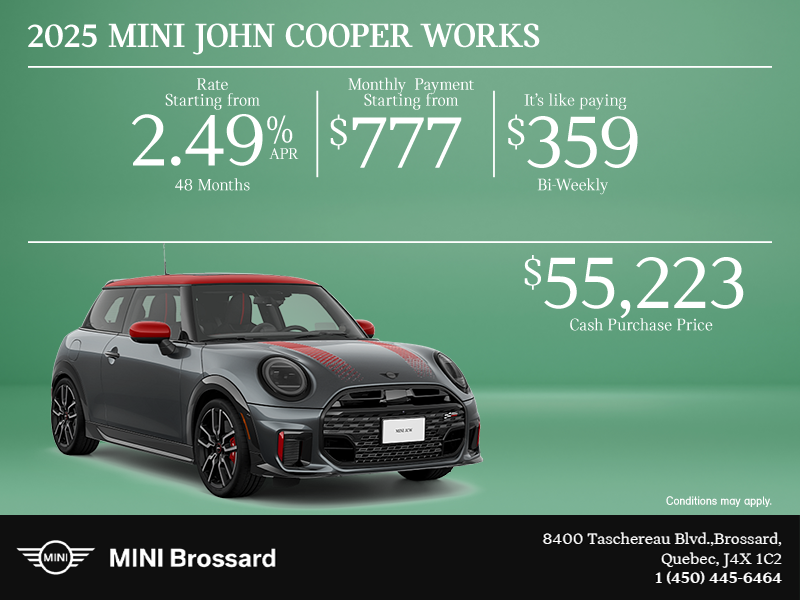 The 2025 MINI John Cooper Works