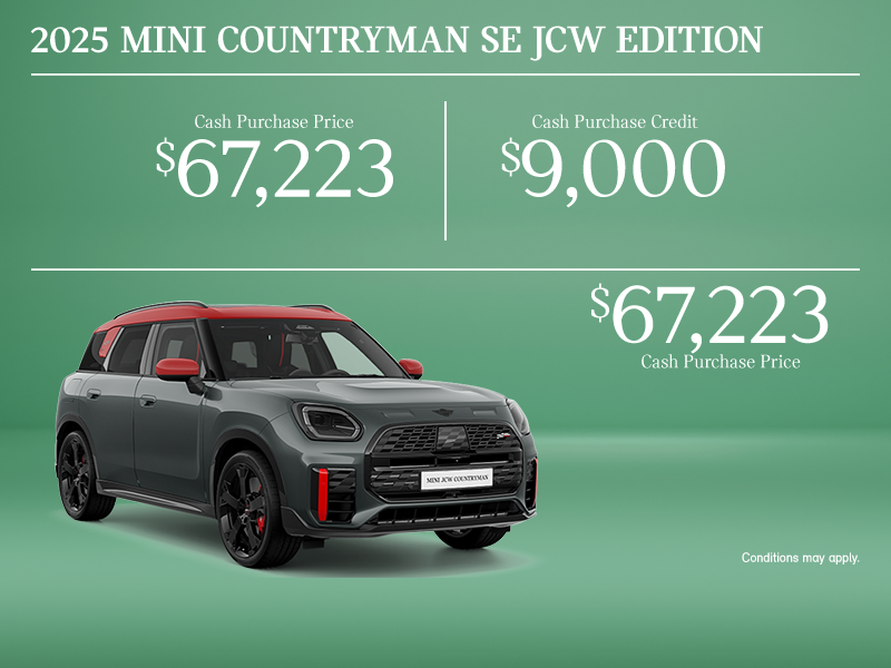 The 2025 MINI Countryman SE JCW Edition