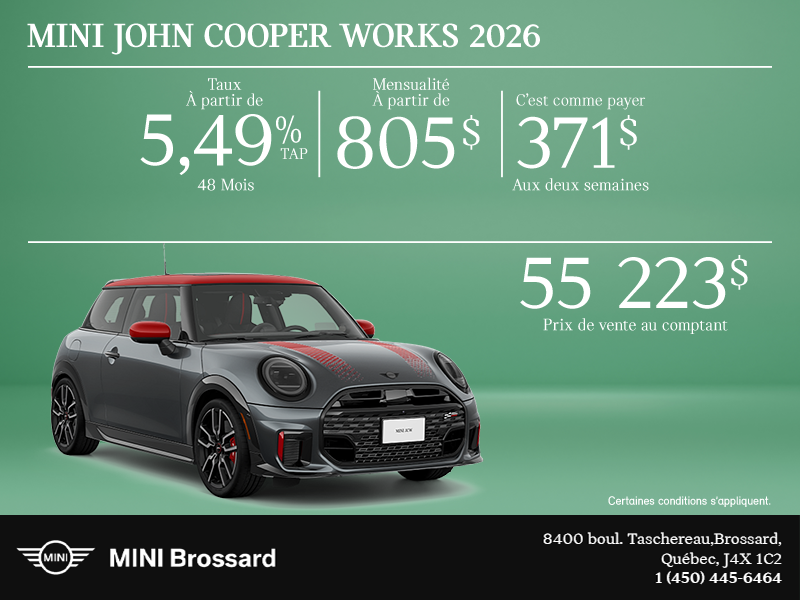 MINI John Cooper Works 2026