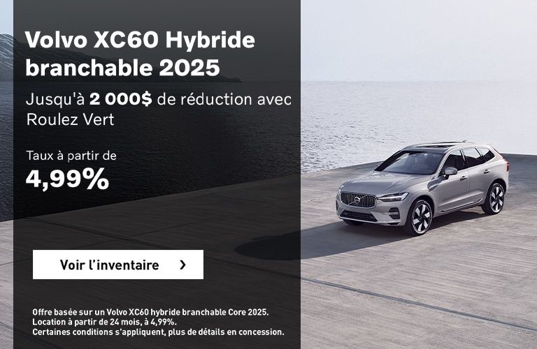 Volvo XC60 Hybride branchable 2025