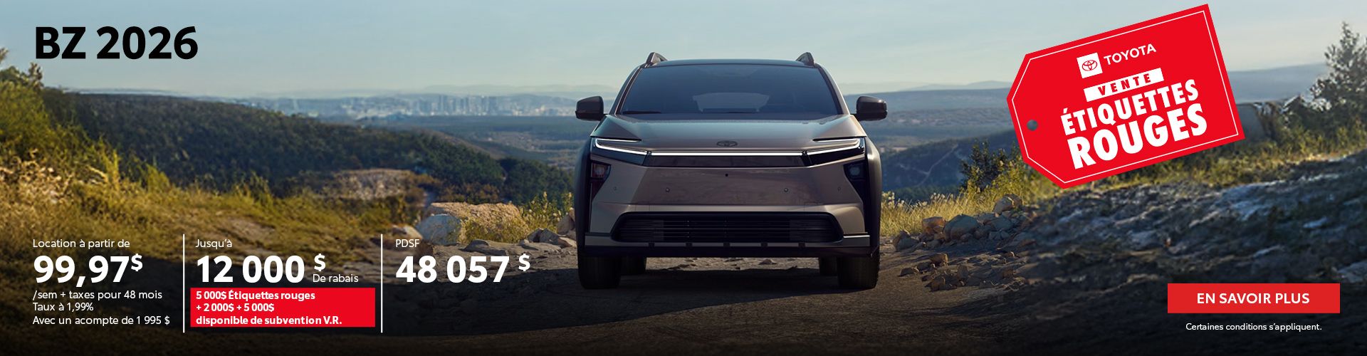 Toyota BZ XLE TA 2026