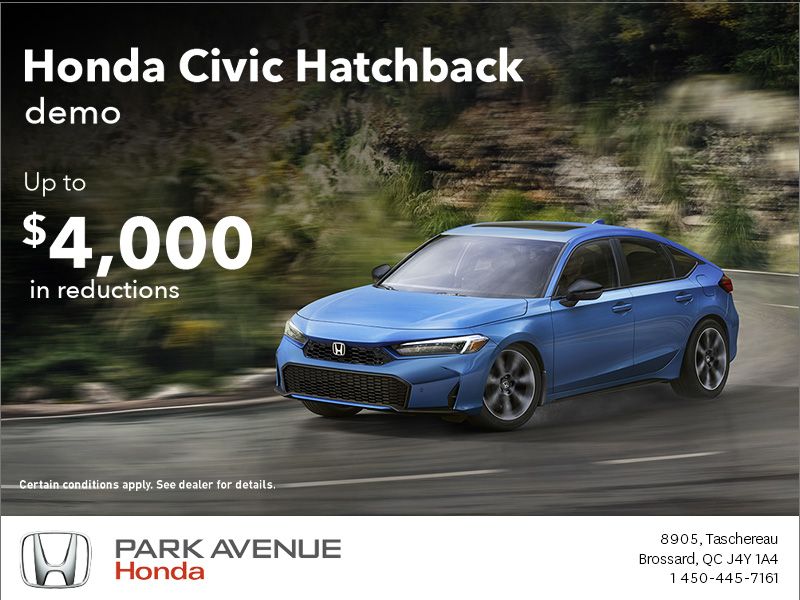 Honda Civic Hatchback demos