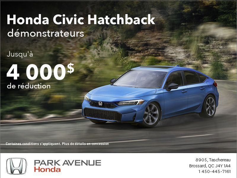 Honda Civic Hatchback démonstrateurs